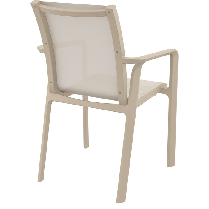 Siesta Pacific Arm Chair - Taupe/Taupe