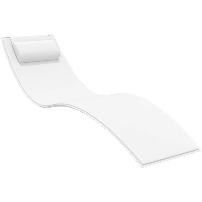 Siesta Slim Sun Lounger - White