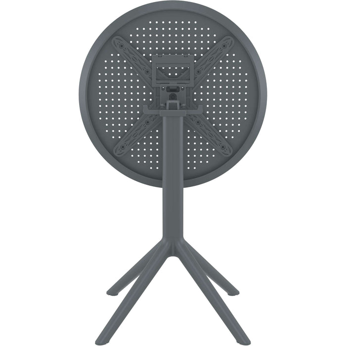 Siesta Sky Folding Table 60 Round - Anthracite