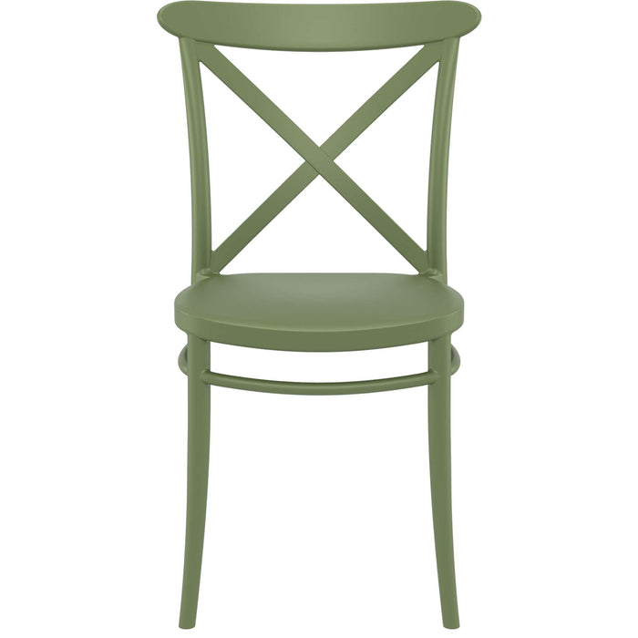 Siesta Cross Chair - Olive Green