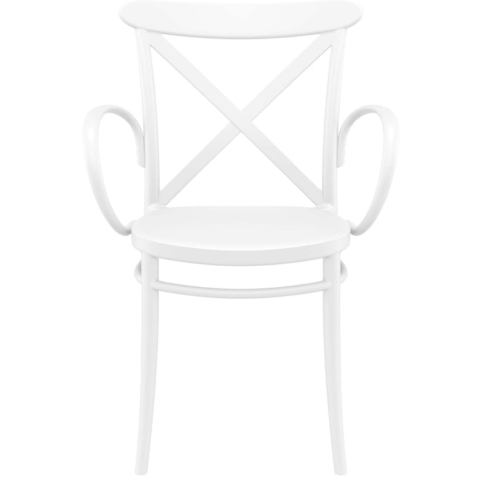 Siesta Cross XL Arm Chair - White