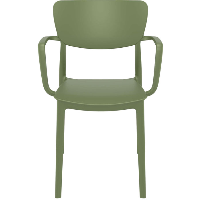 Siesta Lisa Arm Chair - Olive Green