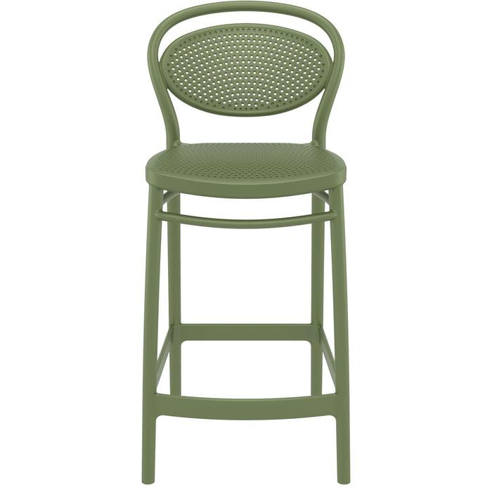 Siesta Marcel Bar Stool 65cm (Counter Height) — White