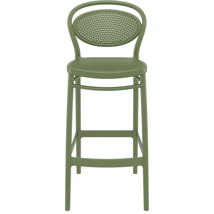 Siesta Marcel Bar Stool 75cm (Dry Bar Height) - Olive Green