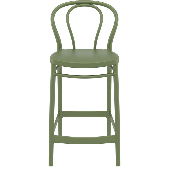 Siesta Victor Bar Stool 65cm (Counter Height) - Olive Green