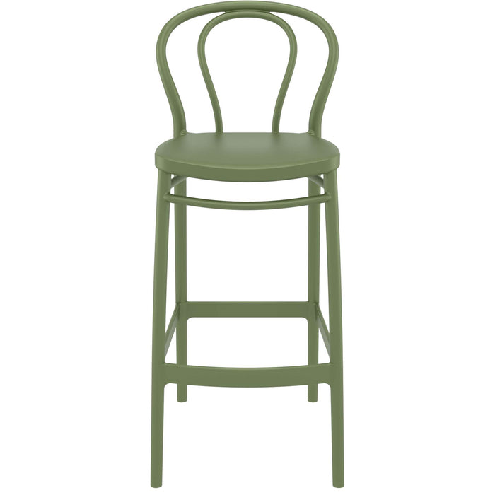 Siesta Victor Bar Stool 75cm (Dry Bar Height) - Olive Green