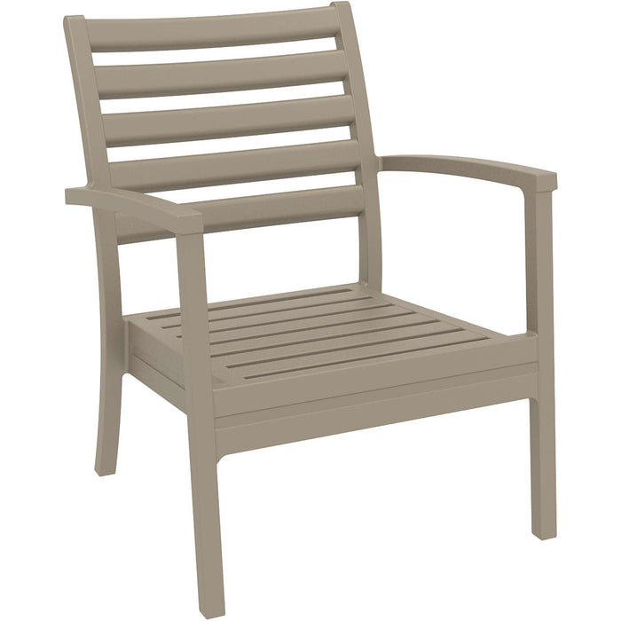 Siesta Artemis XL Arm Chair - Taupe with Beige Seat Cushion
