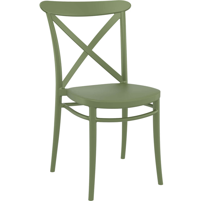 Siesta Cross Chair - Olive Green