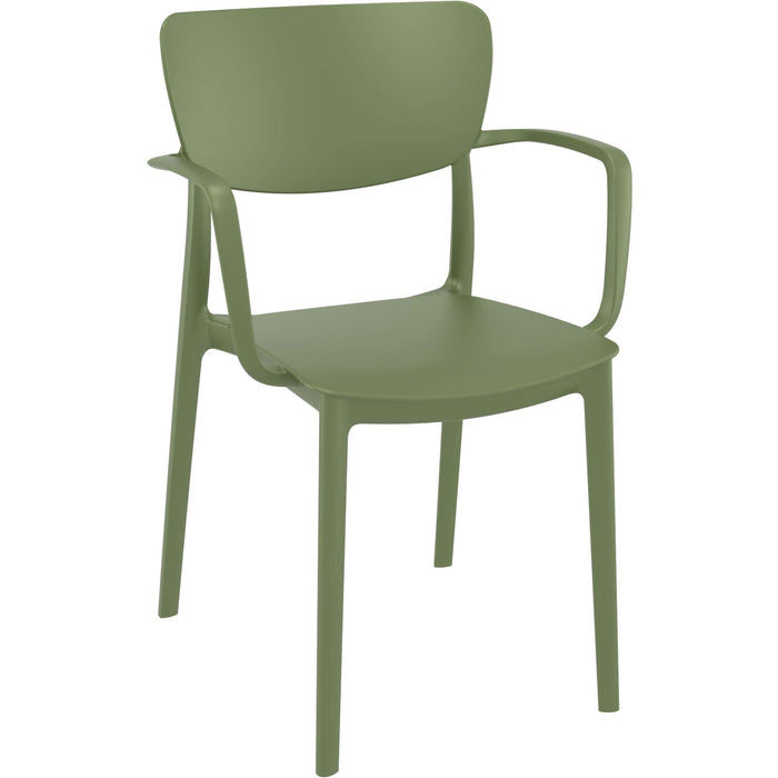 Siesta Lisa Arm Chair - Olive Green