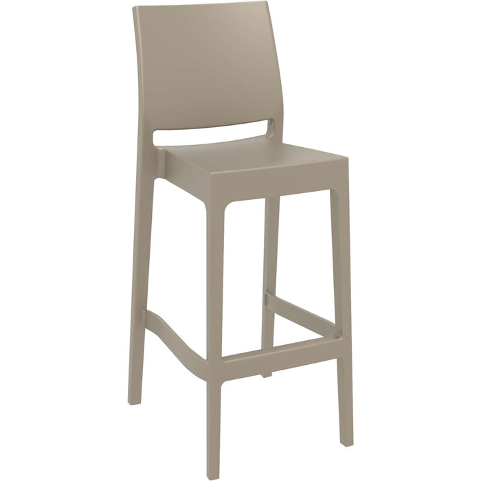 Siesta Maya Bar Stool 75cm (Dry Bar Height) (Dry Bar Height) - Taupe