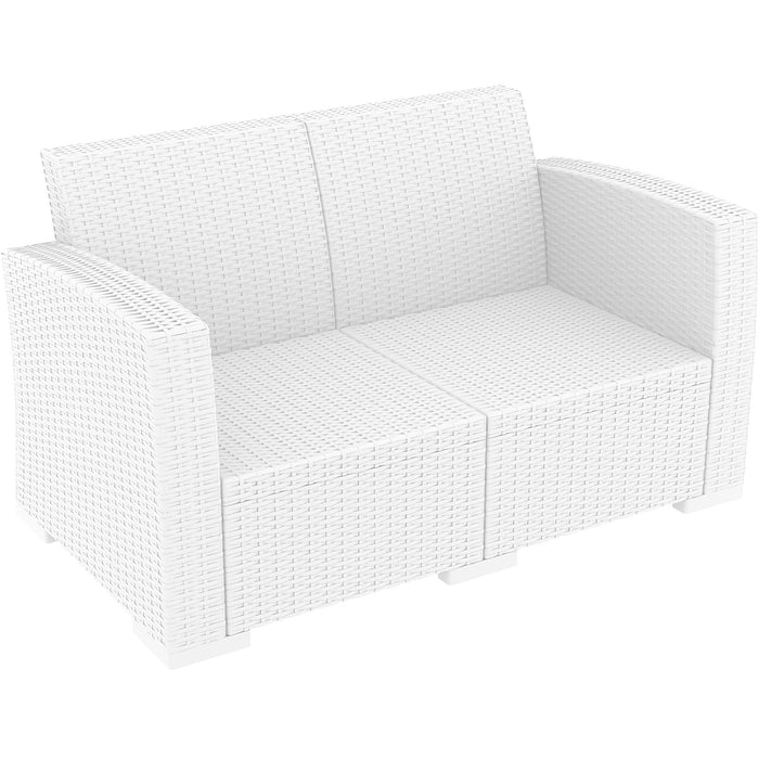 Siesta Monaco Lounge Sofa - White - No cushion