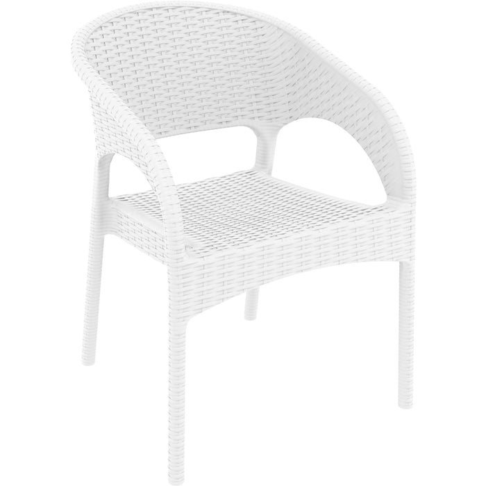 Siesta Panama Arm Chair - White