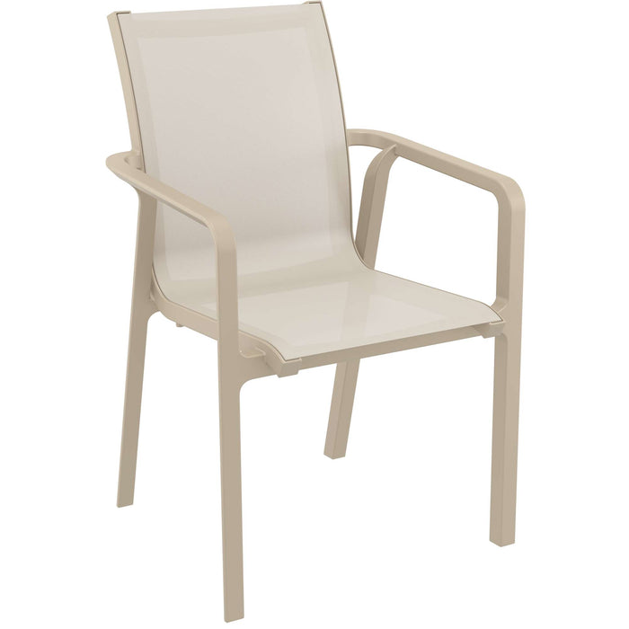 Siesta Pacific Arm Chair - Taupe/Taupe
