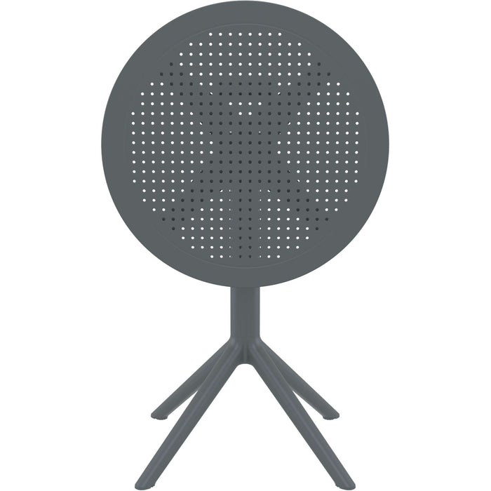 Siesta Sky Folding Table 60 Round - Anthracite