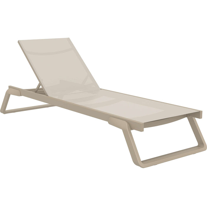Siesta Tropic Sun Lounger Taupe