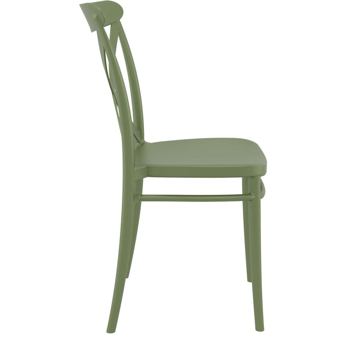 Siesta Cross Chair - Olive Green