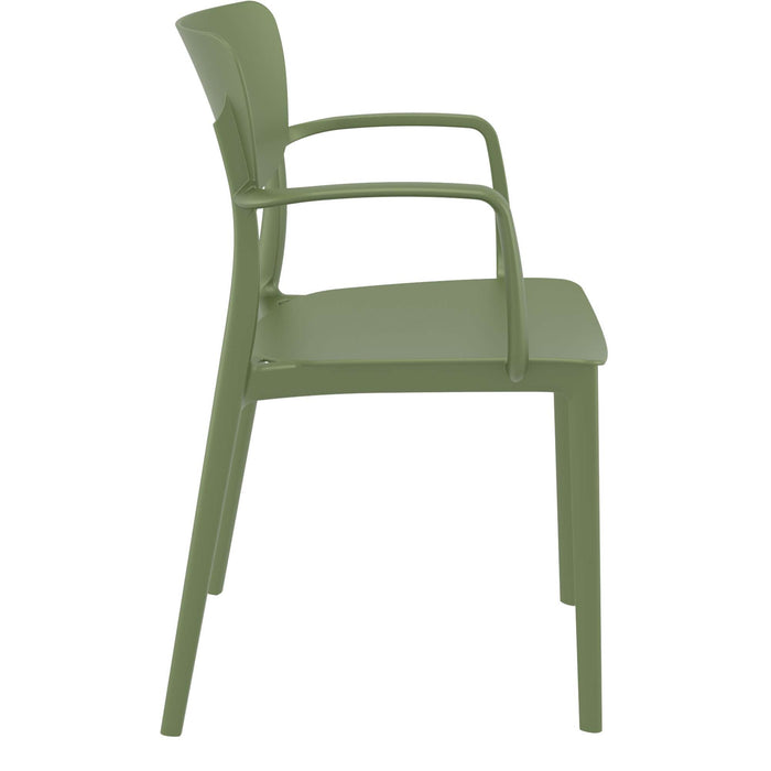 Siesta Lisa Arm Chair - Olive Green