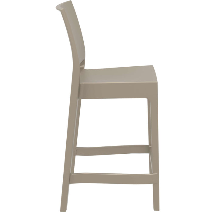 Siesta Maya Bar Stool  65cm (Counter Height) - Taupe
