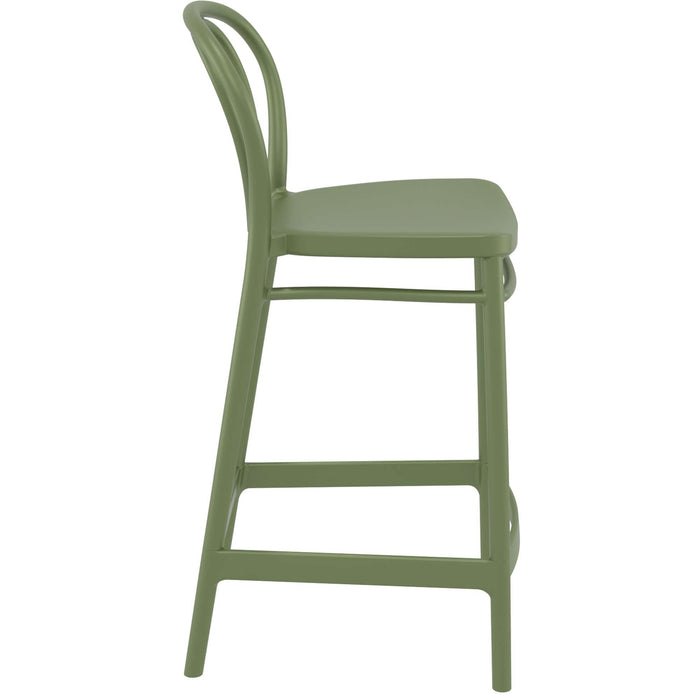 Siesta Victor Bar Stool 65cm (Counter Height) - Olive Green