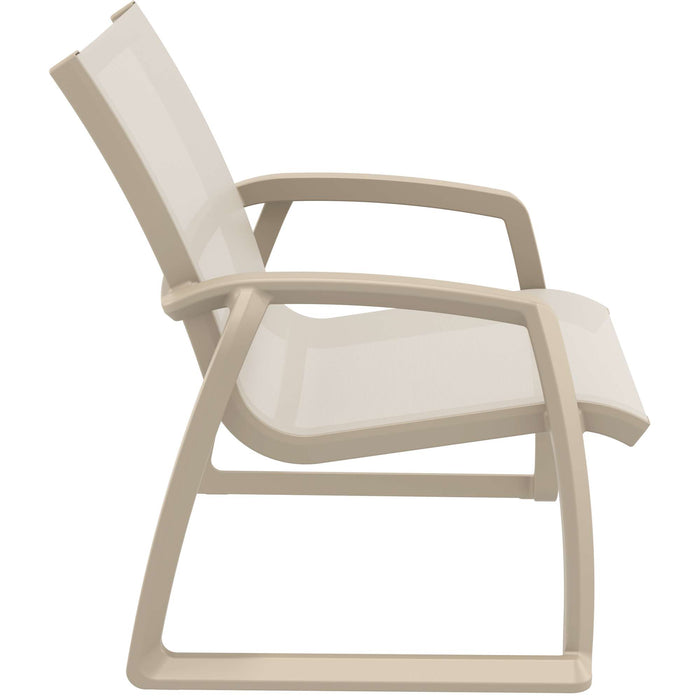 Siesta Pacific Lounge Arm Chair - Taupe