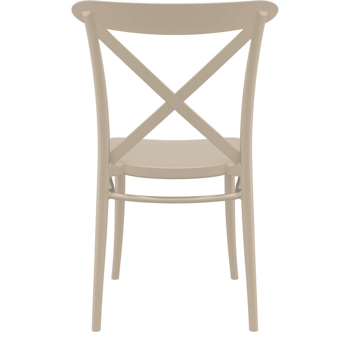 Siesta Cross Chair - Taupe
