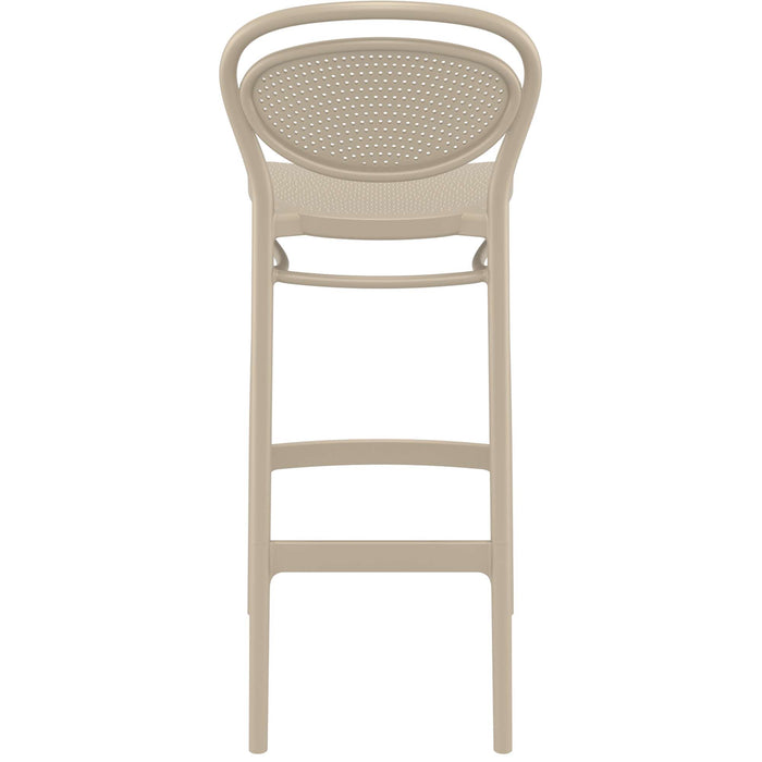 Siesta Marcel Bar Stool 75cm (Dry Bar Height) - Taupe