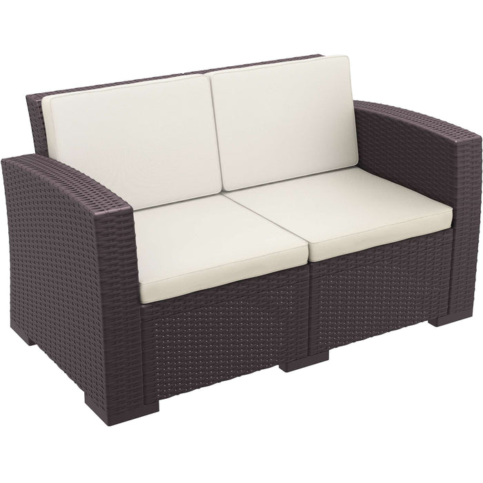 Siesta Monaco Lounge Sofa - Chocolate with cushion