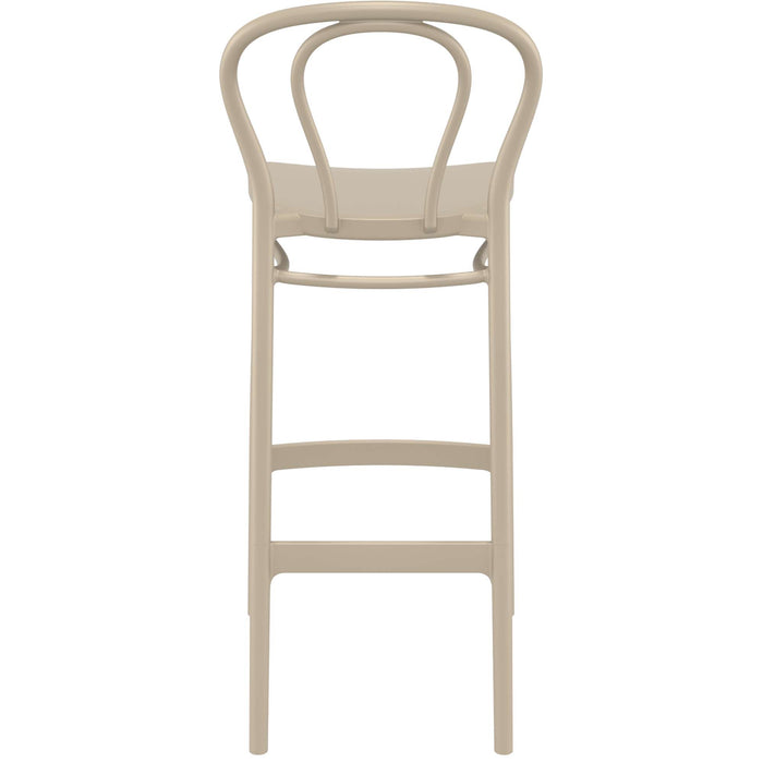 Siesta Victor Bar Stool 75cm (Dry Bar Height) - Taupe