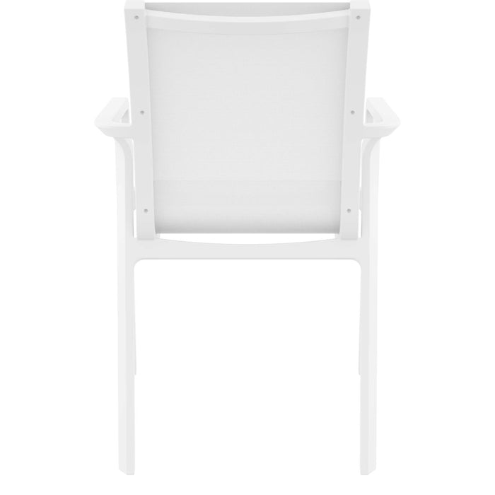 Siesta Pacific Arm Chair - White/White