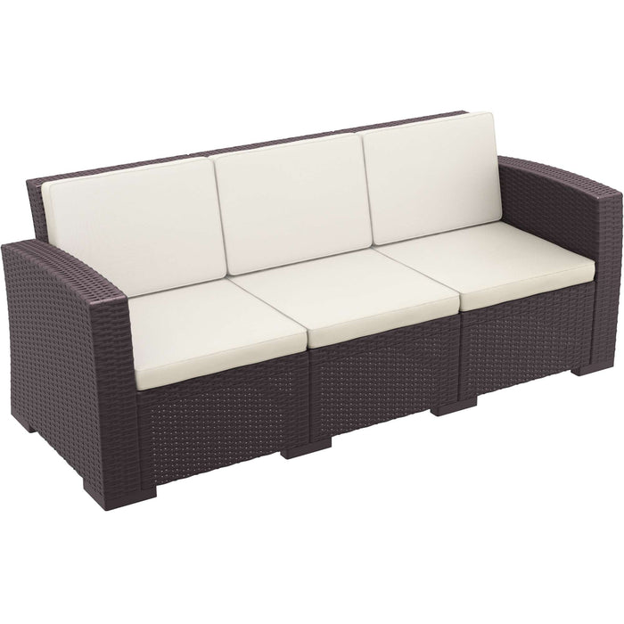 Siesta Monaco Lounge Sofa XL - Chocolate with cushion