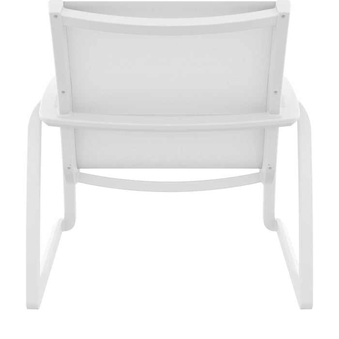 Siesta Pacific Lounge Arm Chair - White