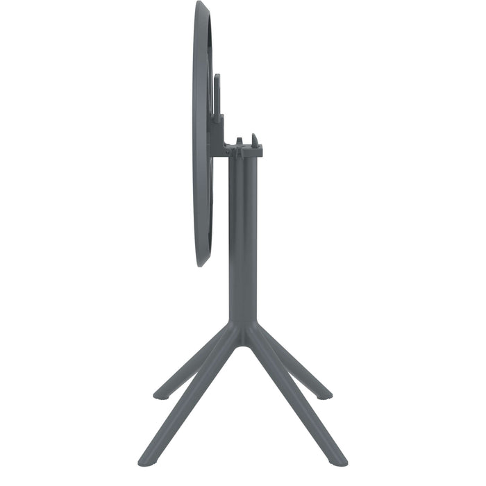 Siesta Sky Folding Table 60 Round - Anthracite