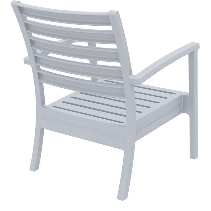 Siesta Artemis XL Arm Chair - Silver Grey with Light Grey Seat Cushion