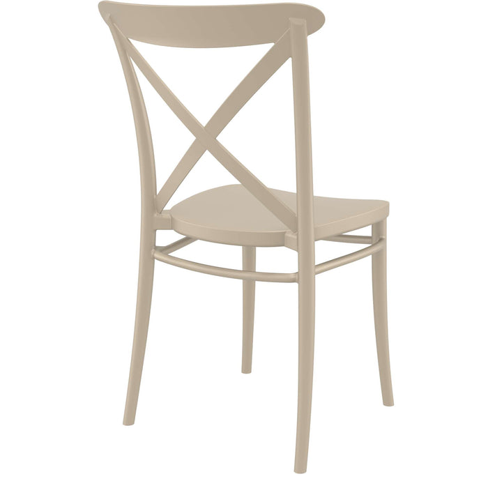 Siesta Cross Chair - Taupe