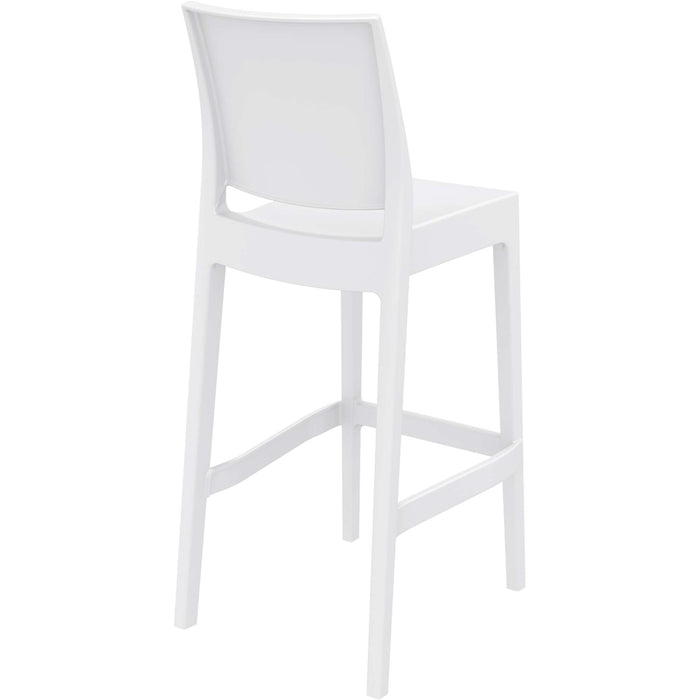 Siesta Maya Bar Stool 75cm (Dry Bar Height) (Dry Bar Height) - White