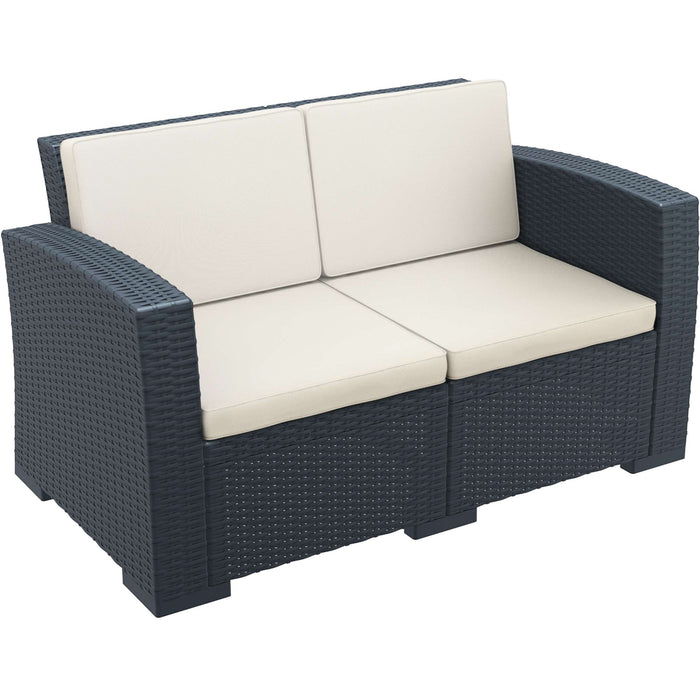 Siesta Monaco Lounge Sofa - Anthracite with cushion