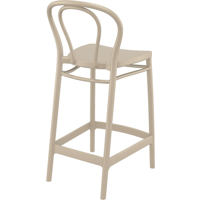 Siesta Victor Bar Stool 65cm (Counter Height) - Taupe