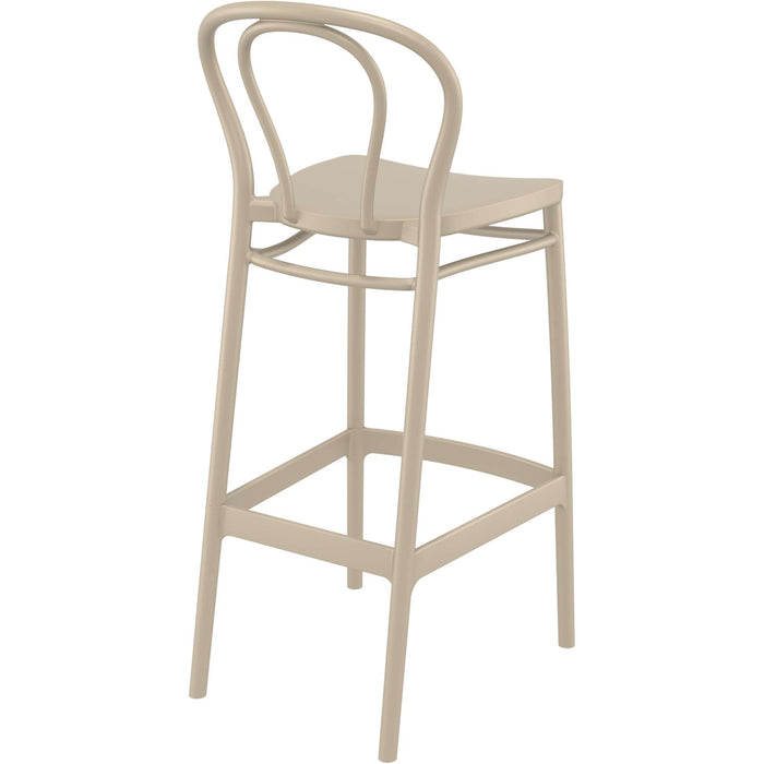 Siesta Victor Bar Stool 75cm (Dry Bar Height) - Taupe