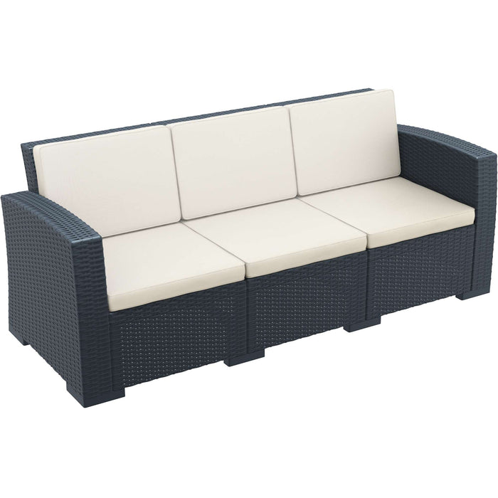 Siesta Monaco Lounge Sofa XL - Anthracite with cushion