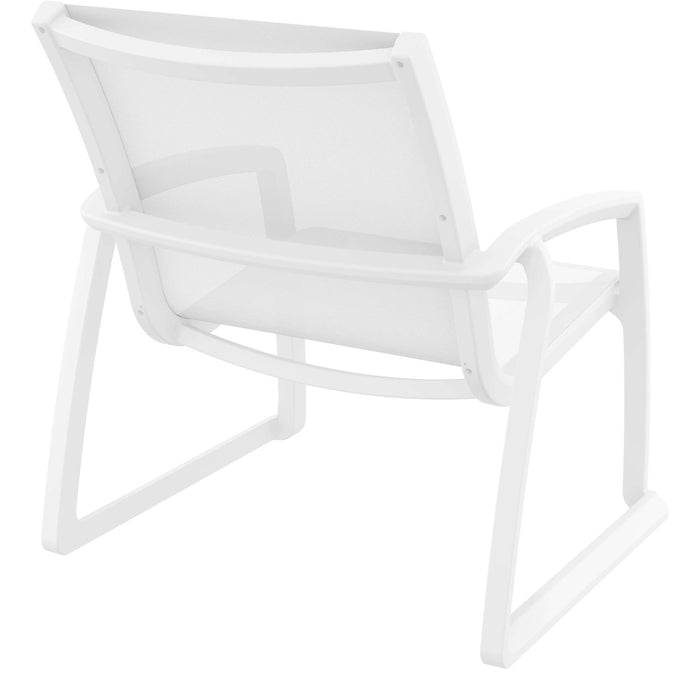 Siesta Pacific Lounge Arm Chair - White