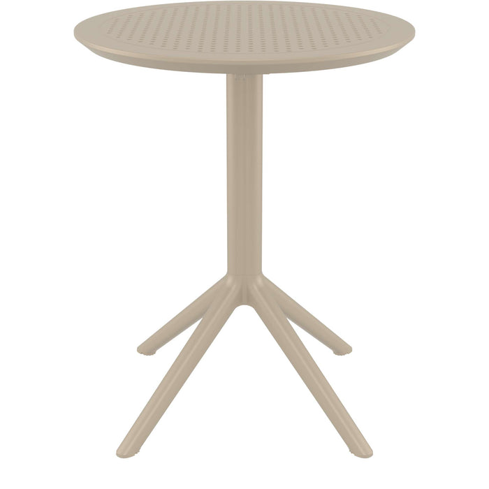 Siesta Sky Folding Table 60 Round - Taupe