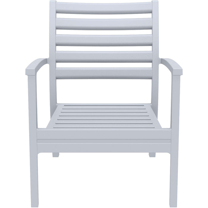 Siesta Artemis XL Arm Chair - Silver Grey with Light Grey Seat Cushion