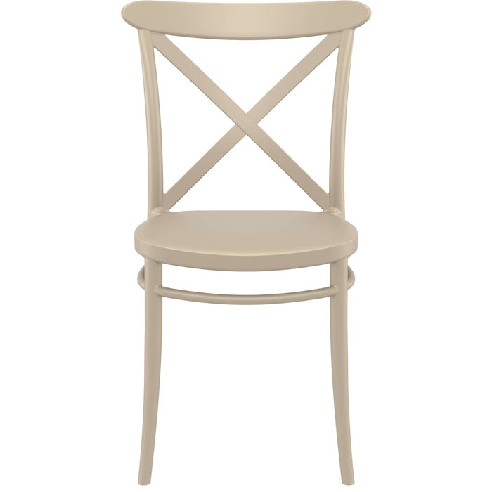 Siesta Cross Chair - Taupe