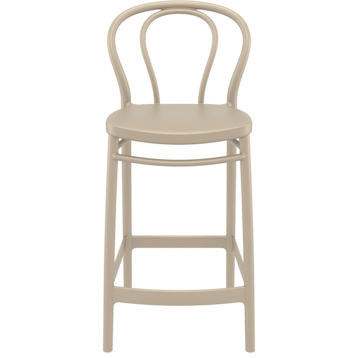 Siesta Victor Bar Stool 65cm (Counter Height) - Taupe
