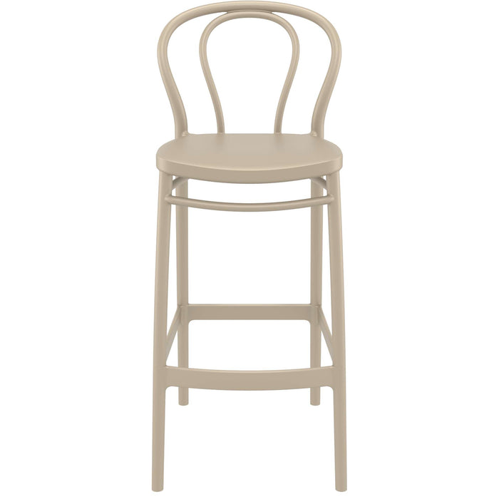 Siesta Victor Bar Stool 75cm (Dry Bar Height) - Taupe