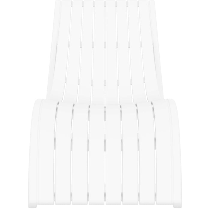 Siesta Slim Sun Lounger - White