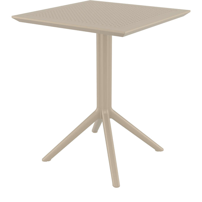 Siesta Sky Folding Table 60 Square - Taupe