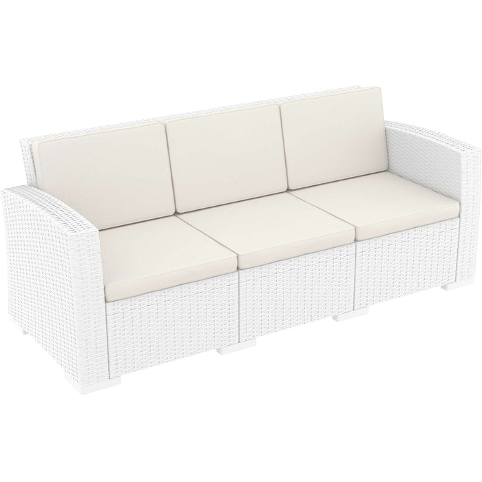 Siesta Monaco Lounge Sofa XL - White with cushion