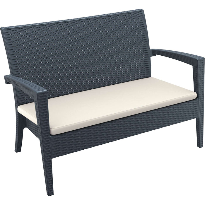 Siesta Miami (Tequila) Lounge Sofa - Anthracite with Cushion