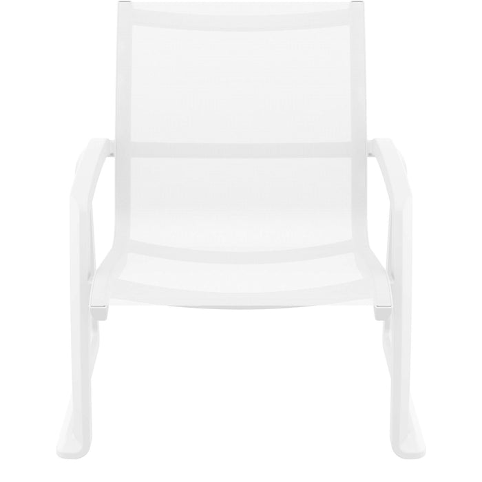 Siesta Pacific Lounge Arm Chair - White